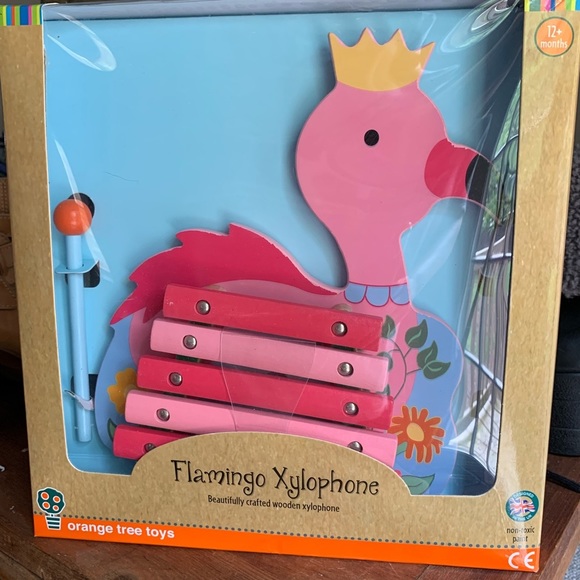 Orange Tree Toys Other - FLAMINGO Xylophone Wooden Ages 12+ Months